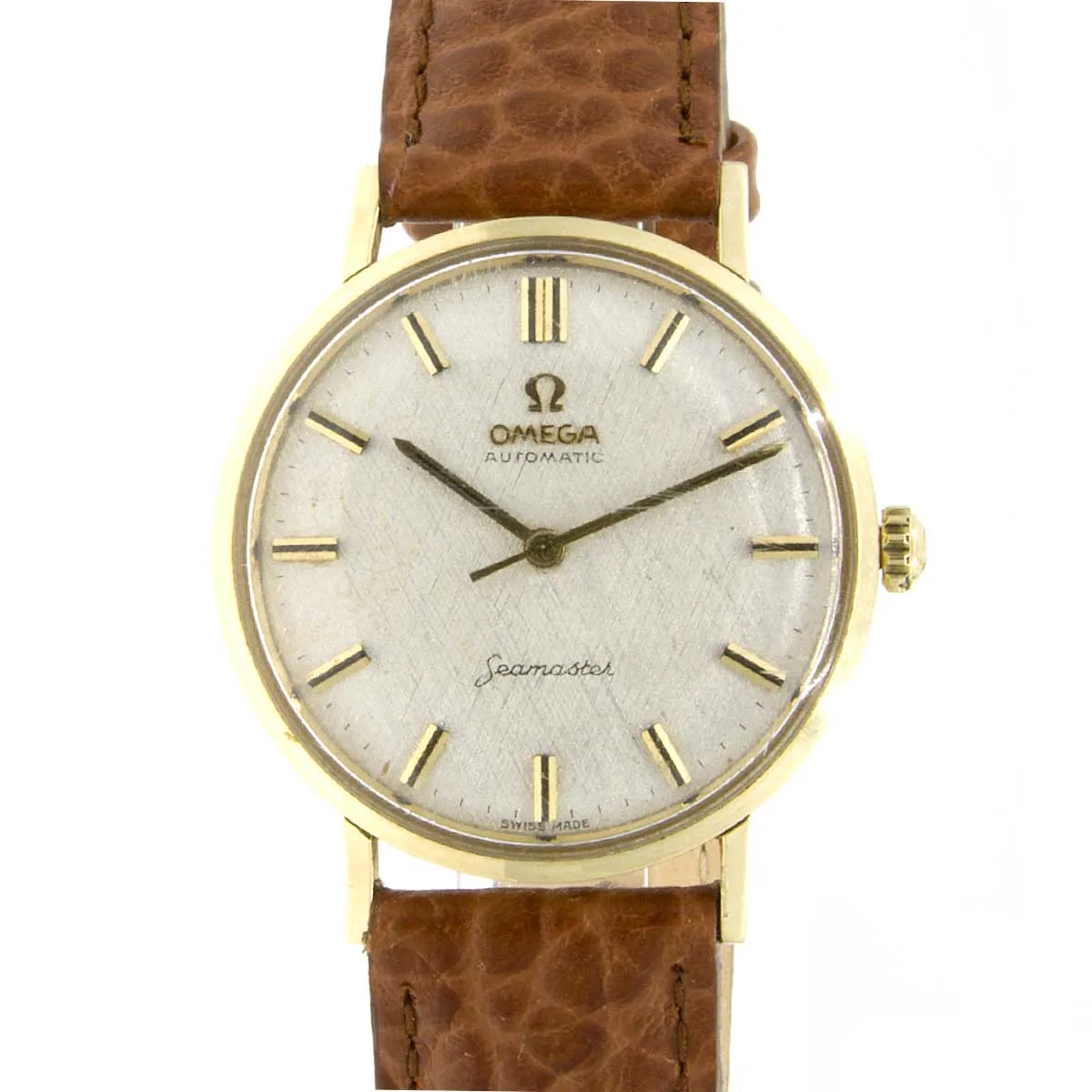 1959 Omega Seamaster Automatic 14k with Linen Dial