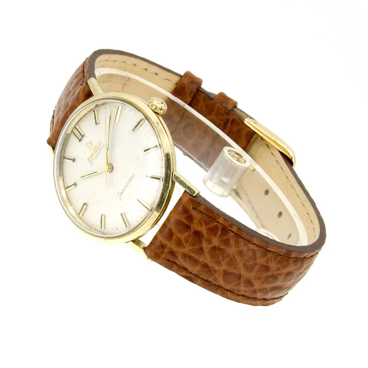 1959 Omega Seamaster Automatic 14k with Linen Dial