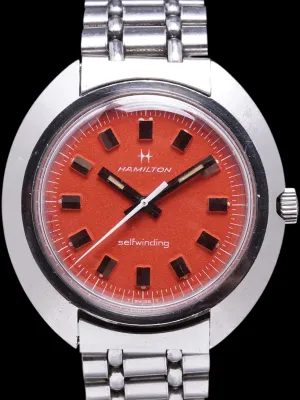 1970s Hamilton Accumatic (Ref. 689032-3) Orange "Confetti" Dial