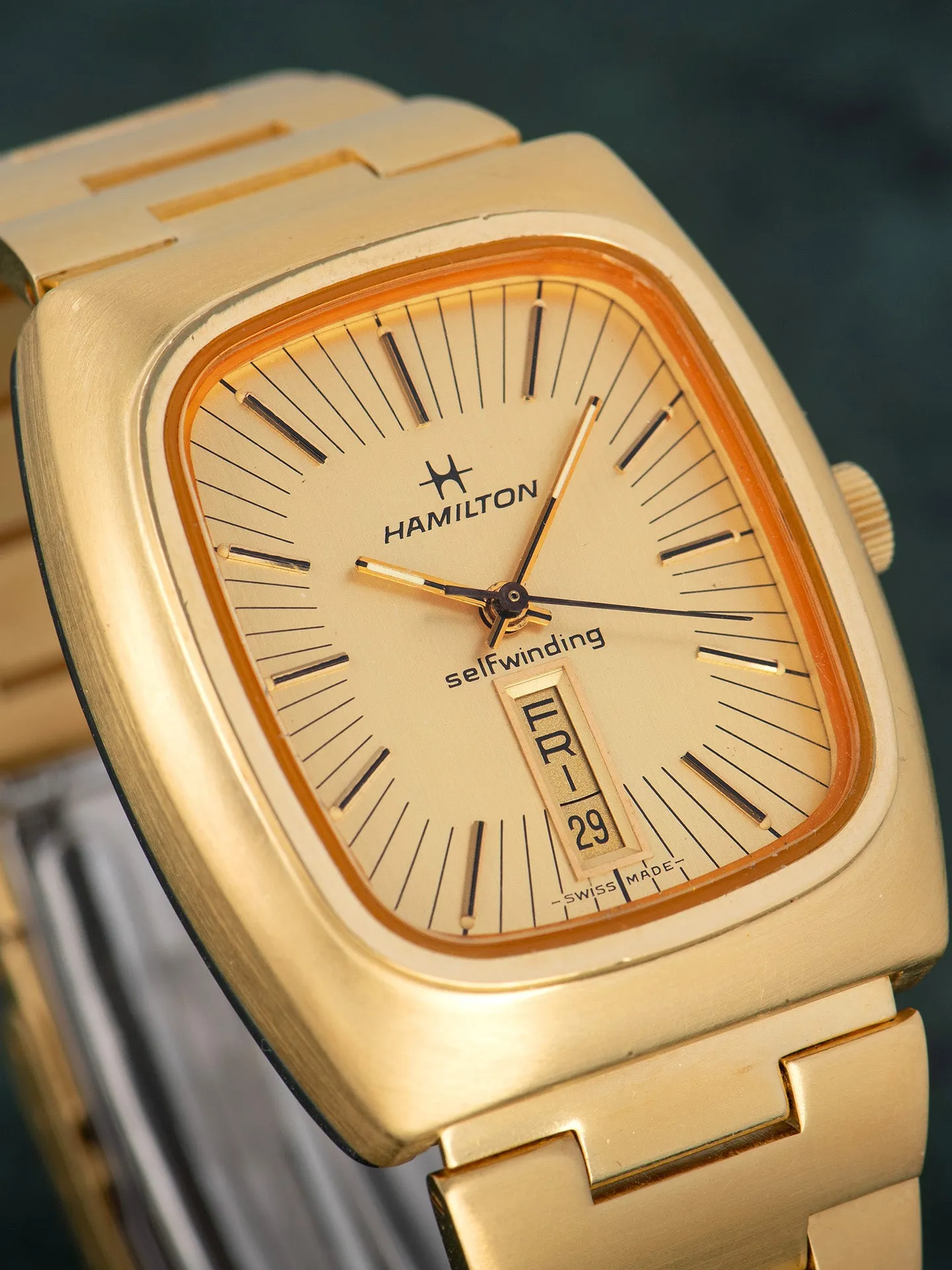 1970s Hamilton Automatic Day-Date (Ref. 826019-4) "Gold Plate"