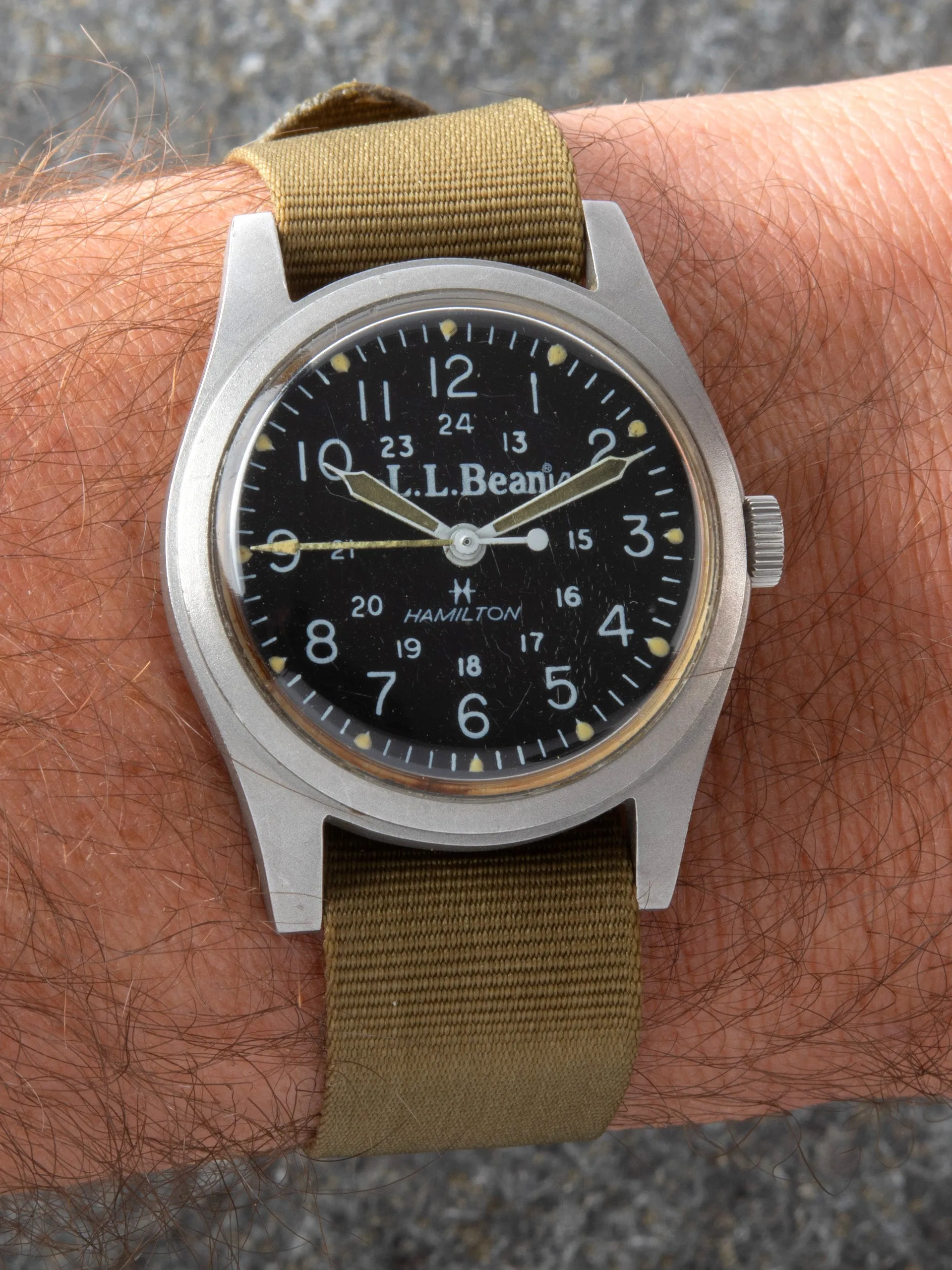 1980s Hamilton Khaki Field Watch (Ref. 921980) "L.L. Bean"