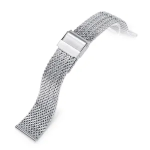 20mm Milanese Bony Wire Mesh Band, Polished