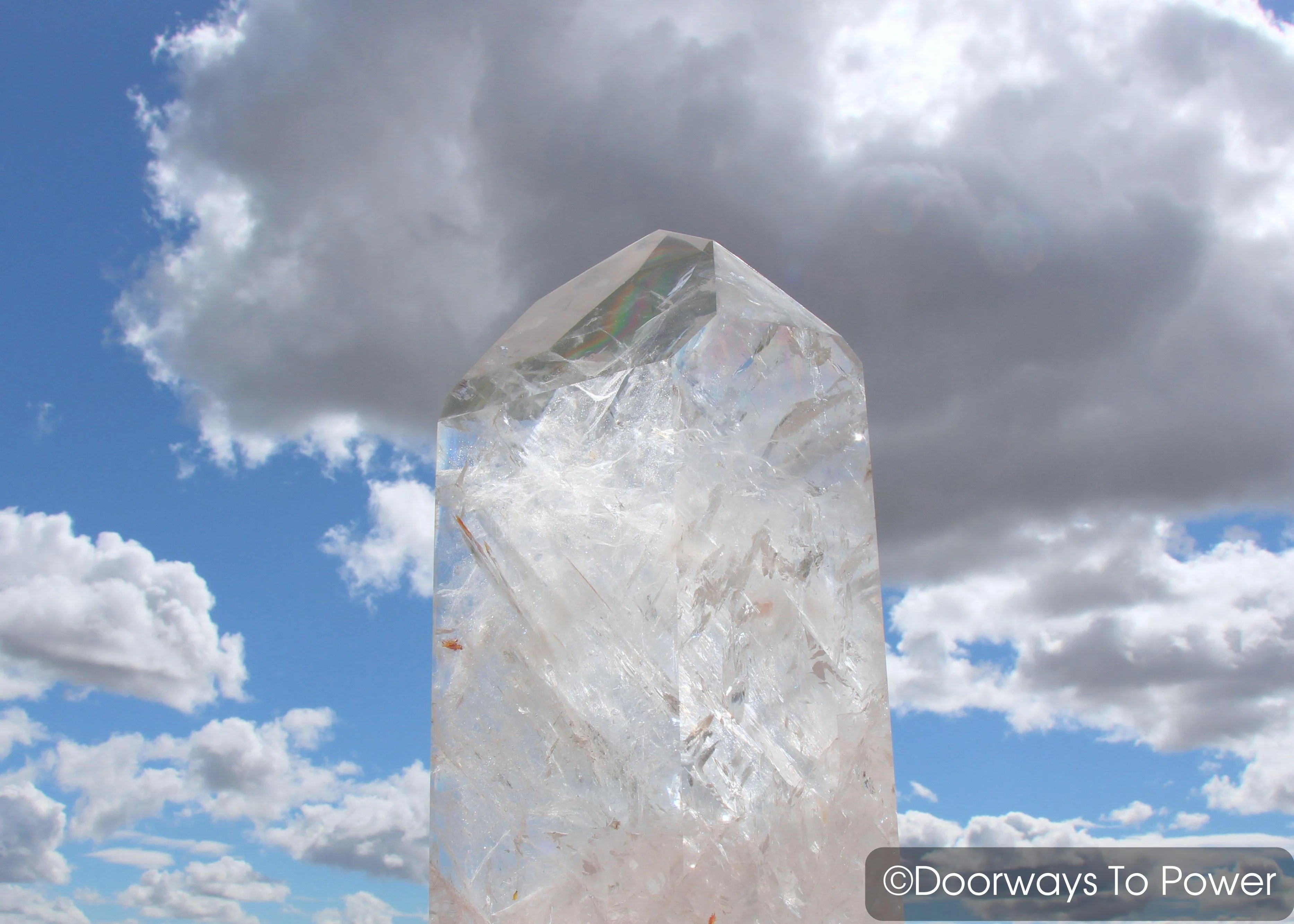 20" Lemurian Crystal Point Altar Stone 'LIGHT of  GOD' 62 lbs