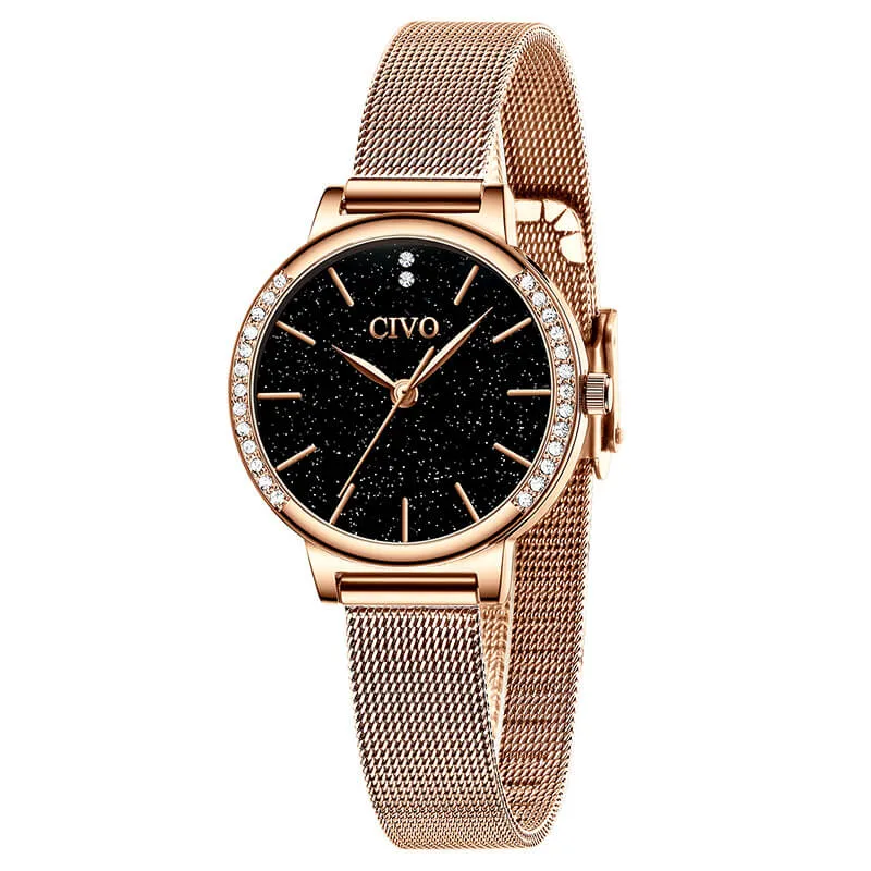 8115C | Quartz Women Watch | Mesh Band