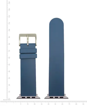 Apple-Compatible Watch Band - Goma Natural Rubber - Blue