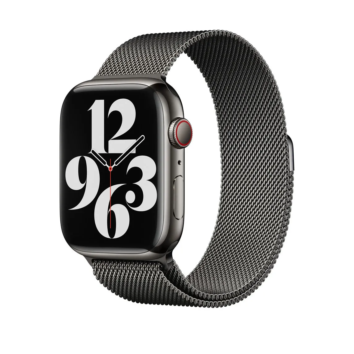 APPLE WATCH GRAPHITE MILANESE LOOP BAND 45MM