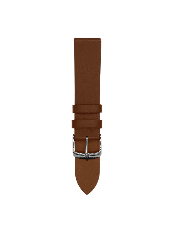 Aries Gold Baby Brown Leather Strap (Size 22)