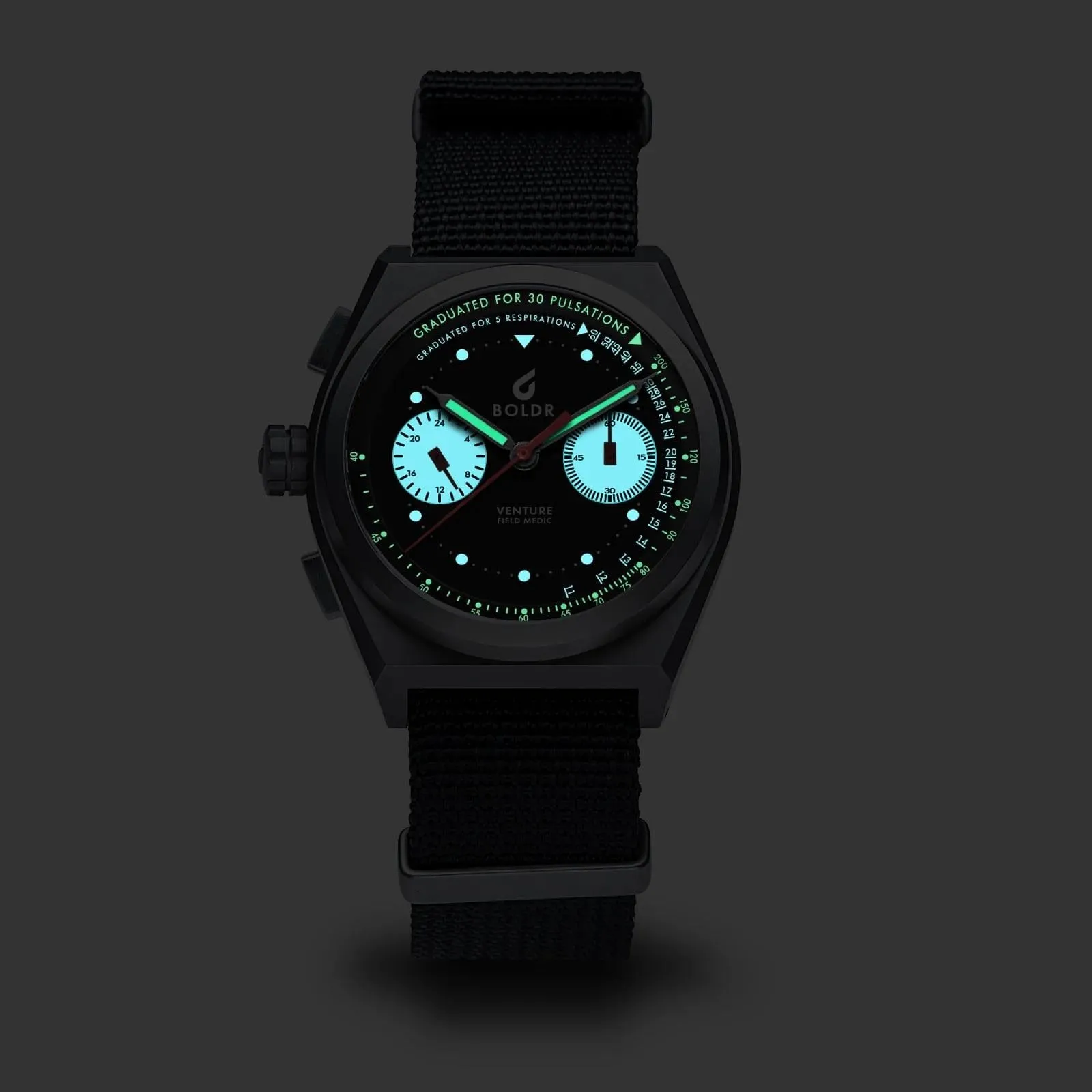 Boldr Venture Field Medic Chronograph Watch - Field Medic II Destro