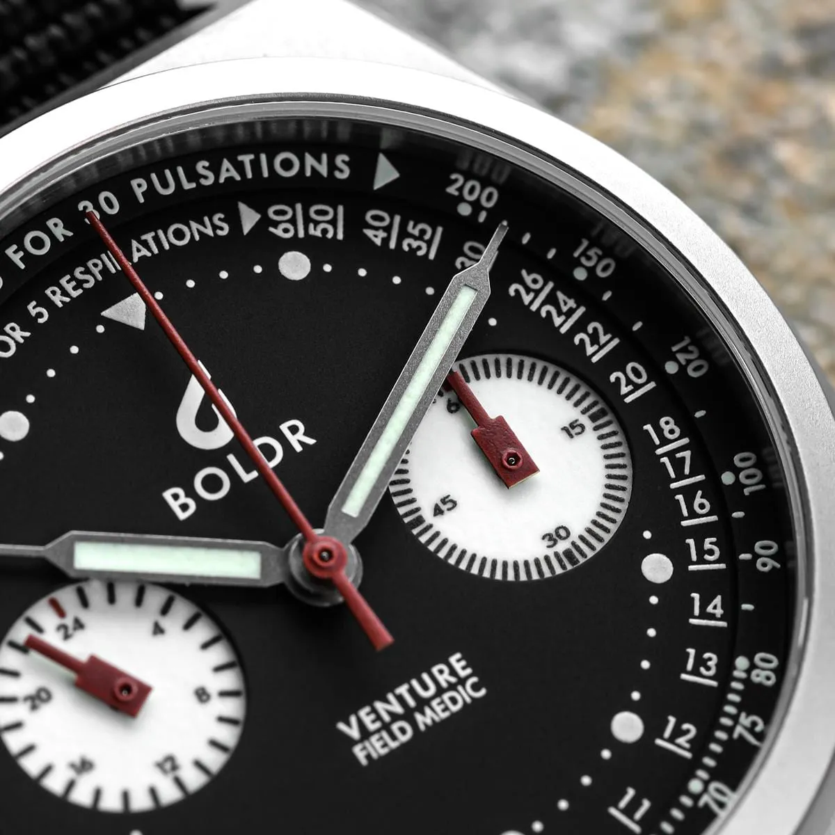 Boldr Venture Field Medic Chronograph Watch - Field Medic II Destro