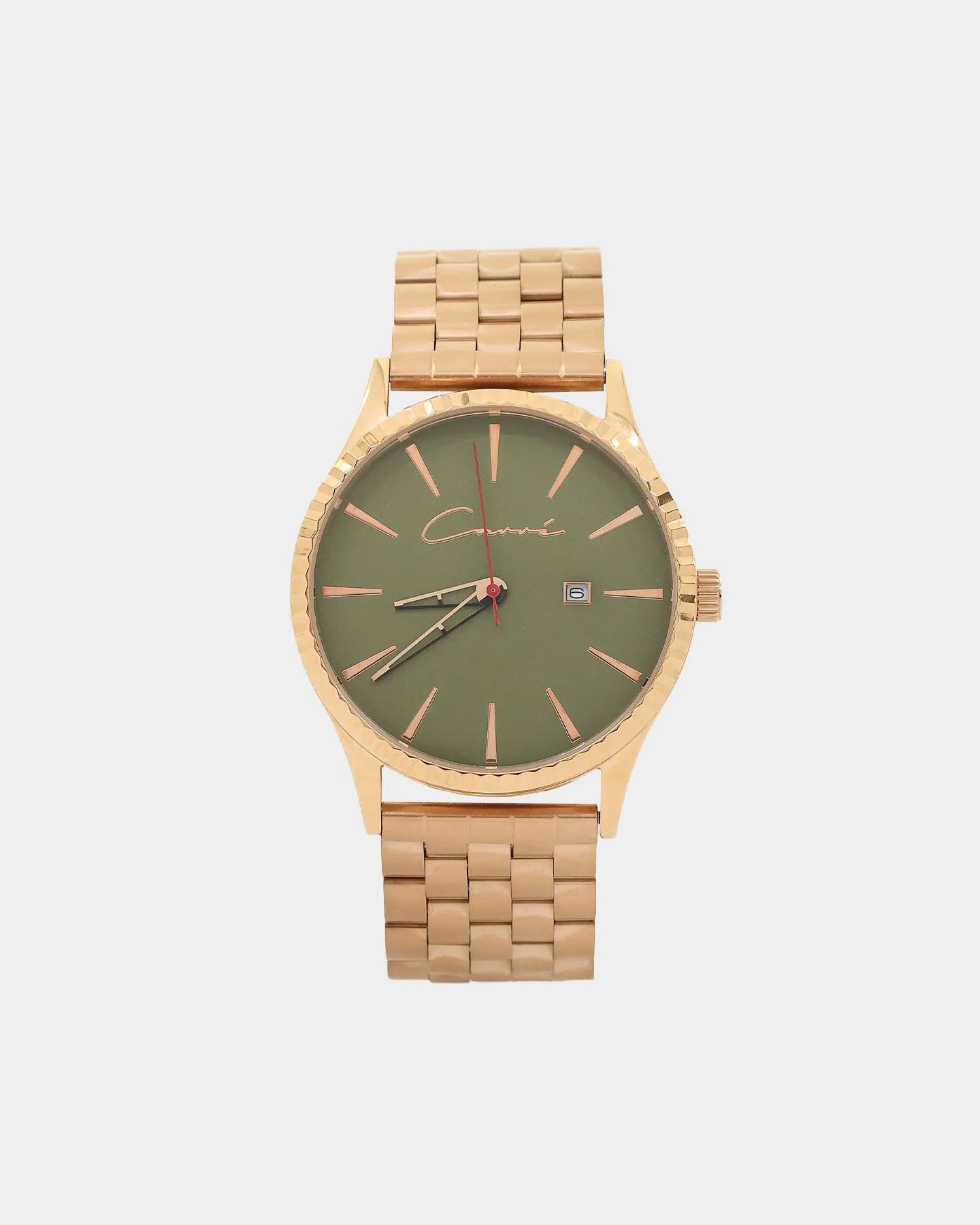 Carré Remy Watch Rose Gold/Green