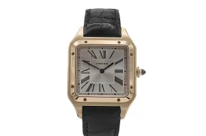 Cartier Santos-Dumont Large Model Quartz Strap Watch - 18ct Rose Gold REF: 4241