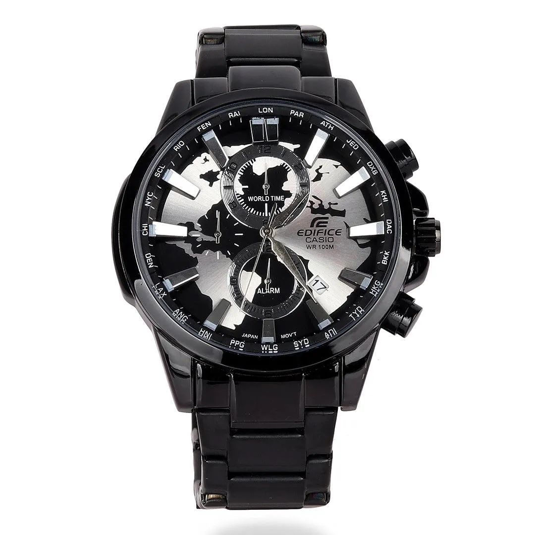 Casio Edifice Black Chronograph Men Watch