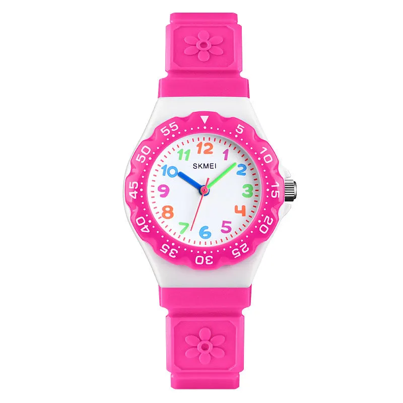 Children's rotating flower dial watch W2314883