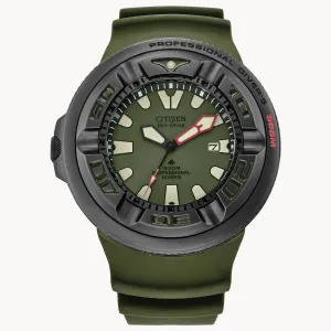 Citizen Eco Drive Promaster Dive Ecozilla Green Watch BJ8057-09X