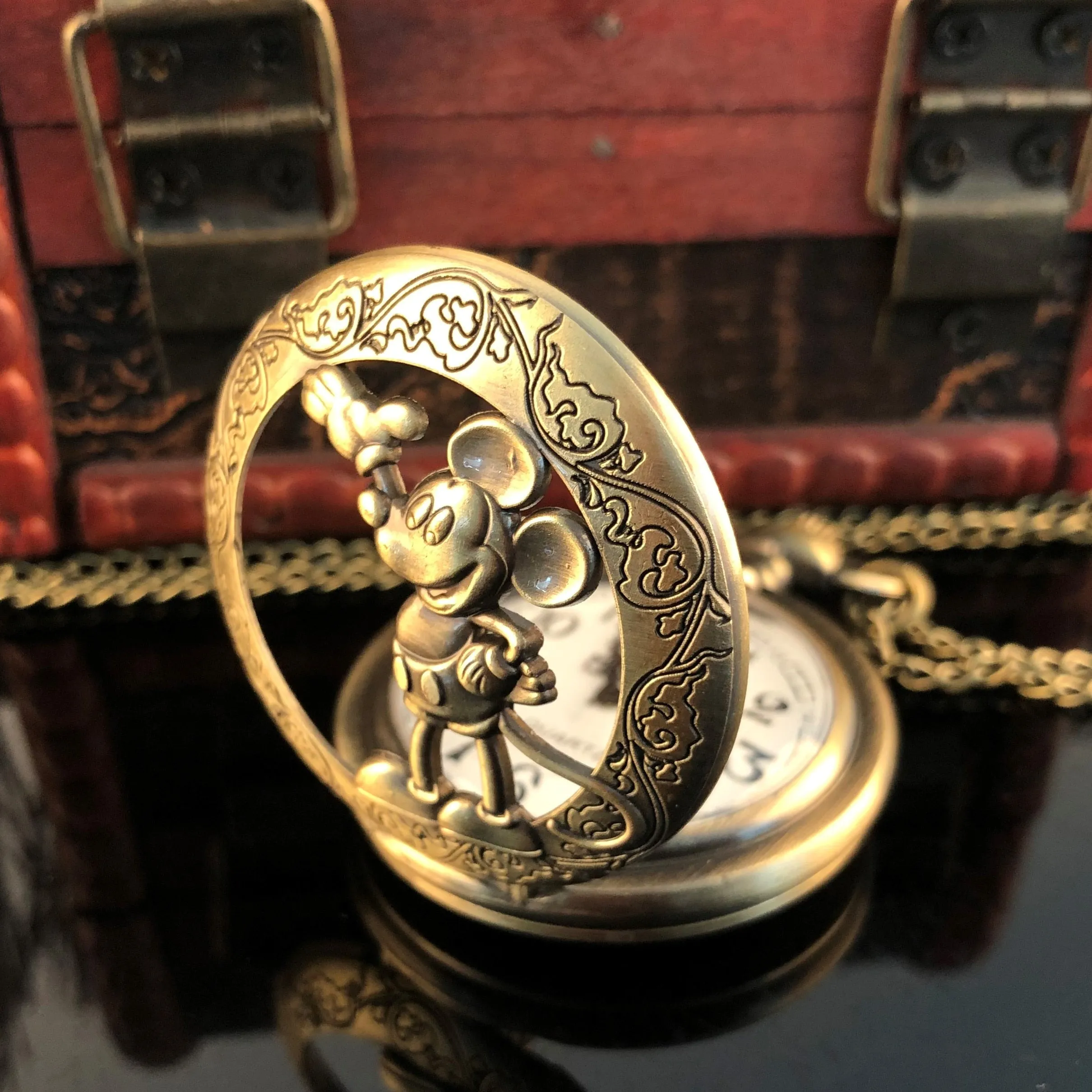 Classic Face Mickey Pocket Watch