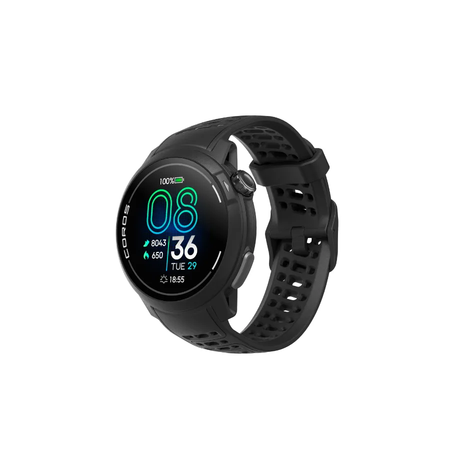 Coros Pace Pro GPS Sport Watch with Nylon Band in Black