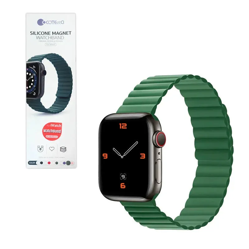 coteetci silicone magnet watch band