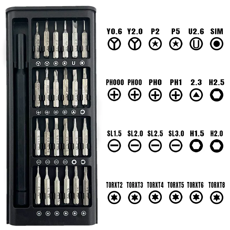 DarwinFPV 24 in 1 Multifunctional Precision Magnetic Bits Screws Kit