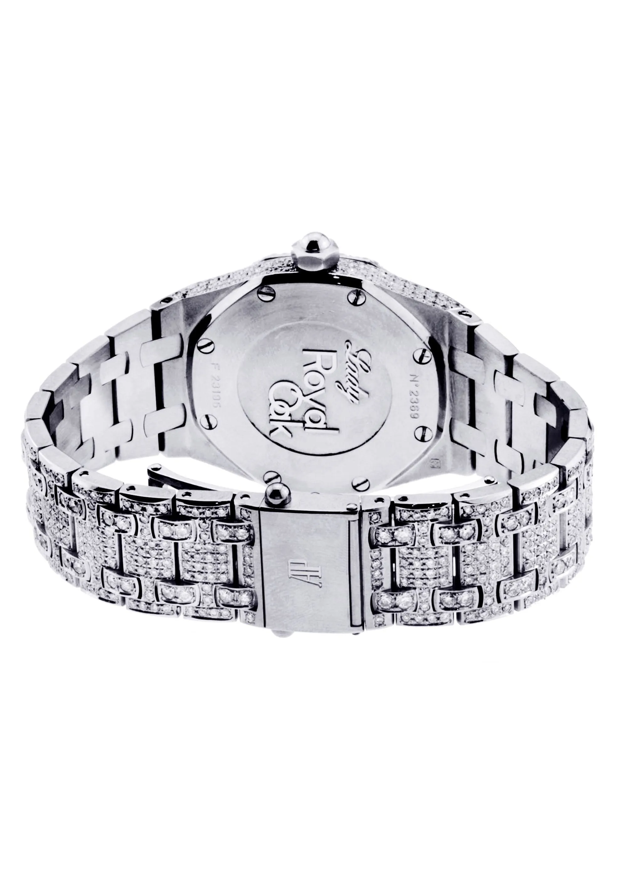 Diamond Audemars Piguet Royal Oak Watch For Women | Stainless Steel | 33 Mm