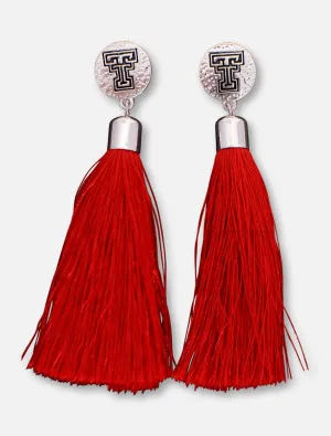 Emerson Street Texas Tech Red Raiders Tassle Earrings