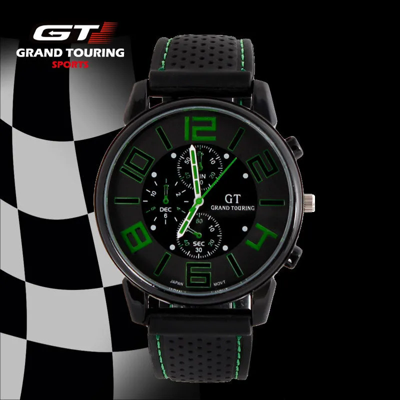 F1 Grand Touring GT Brand Men Sport Quartz Watch Military Wristwatch Fashion Men's Watches