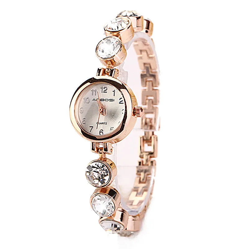 Fashion Hot Selling Casual Stainless Steel Luxury Bracelet Jewelry Wristwatch Women Dress Sport Lady Cause Watch