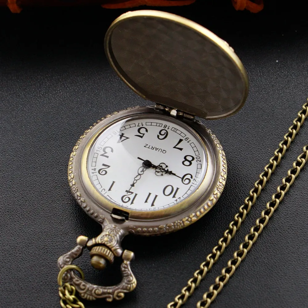 Fire Fighter Quartz Pocket Watch