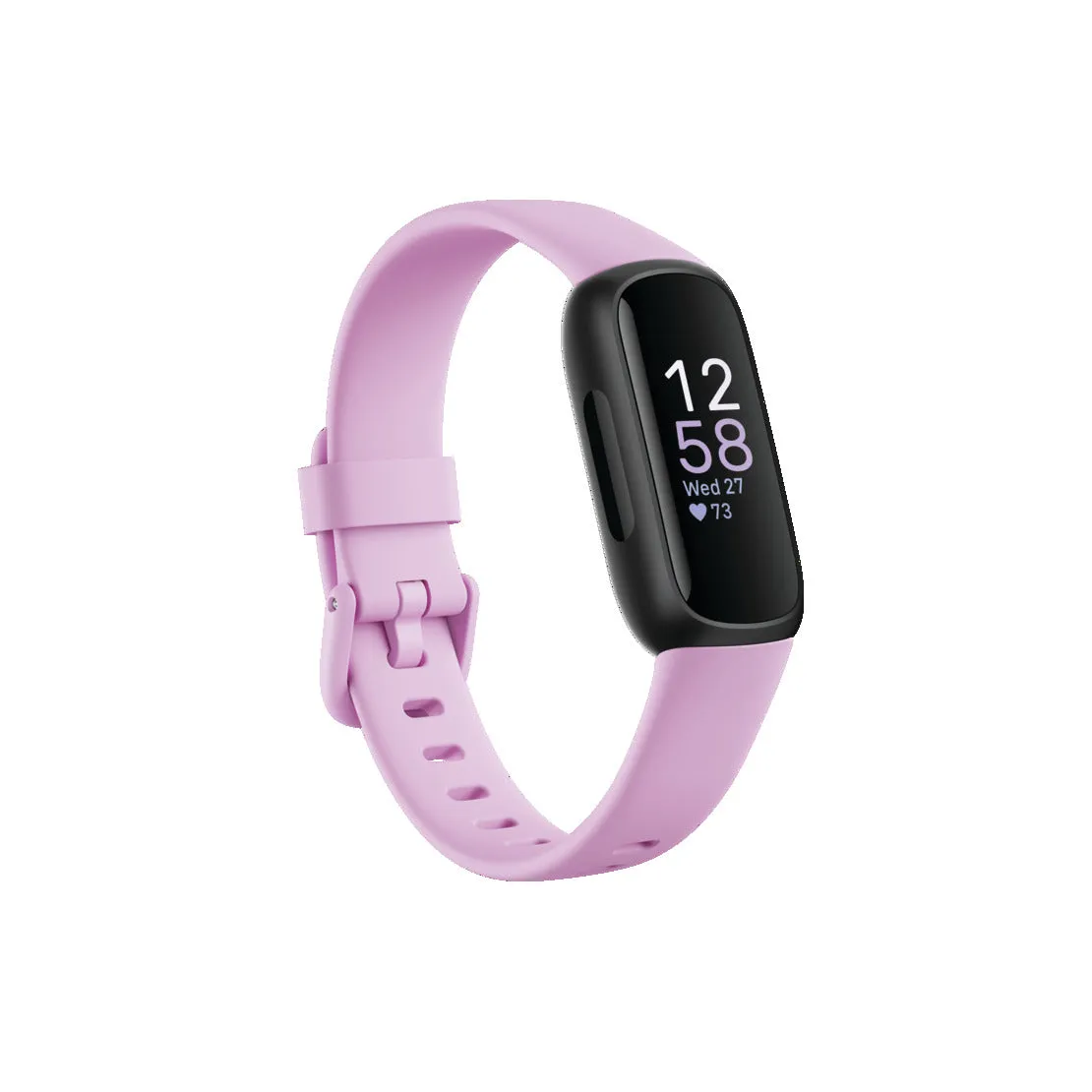 Fitbit Inspire 3 Health & Fitness Smart Watch - Black & Lilac Bliss | 79-FB424BKLV