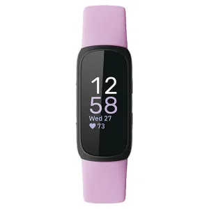 Fitbit Inspire 3 Health & Fitness Smart Watch - Black & Lilac Bliss | 79-FB424BKLV