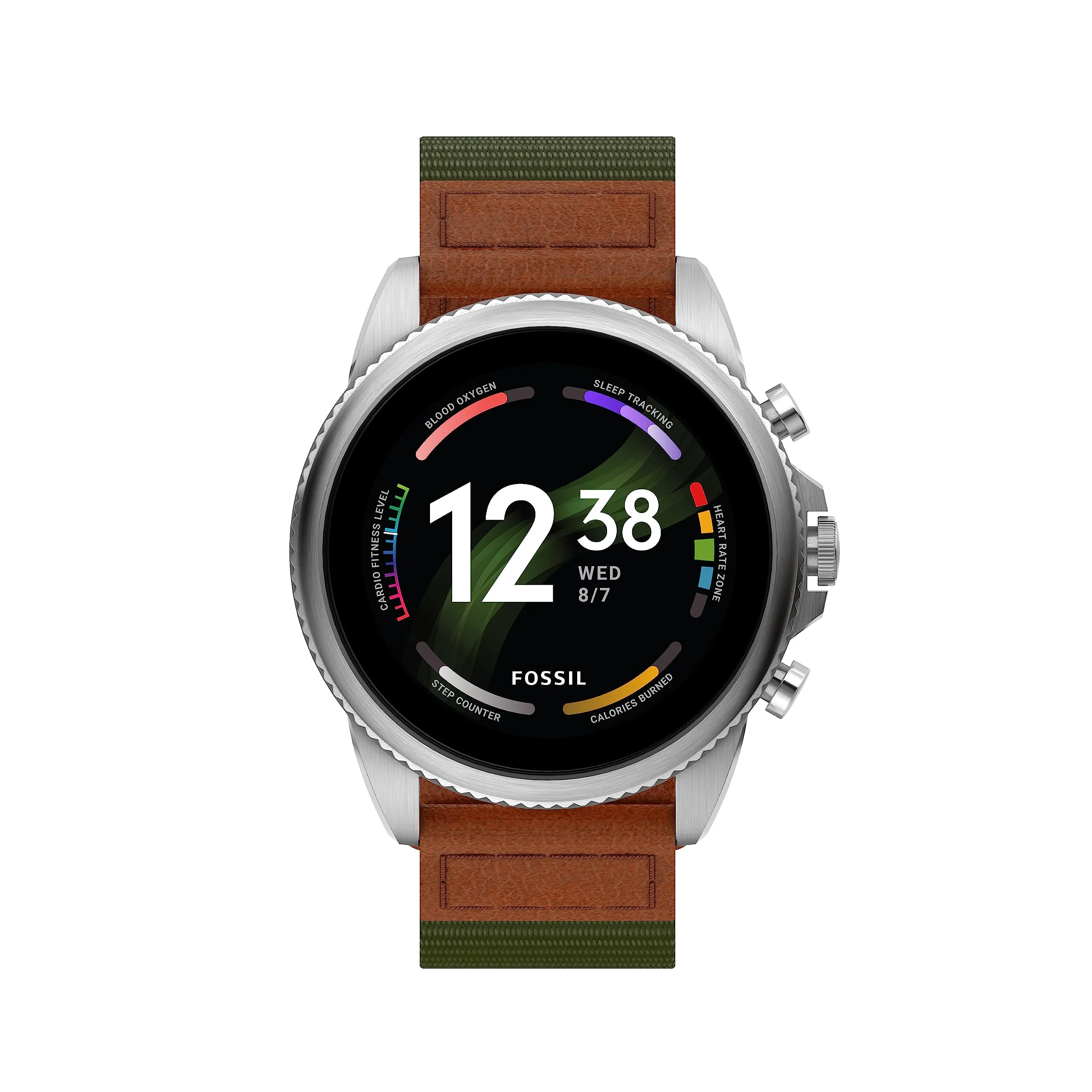 Fossil Gen 6 Men's Smartwatch with AMOLED Screen, Snapdragon 4100  Wear Platform, Wear OS by Google, Google Assistant, SpO2, Wellness Features and Smartphone Notifications