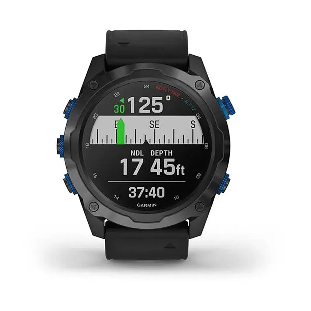 Garmin Descent Mk2i Dive Computer Smartwatch Titanium Carbon Gray DLC with Black Band