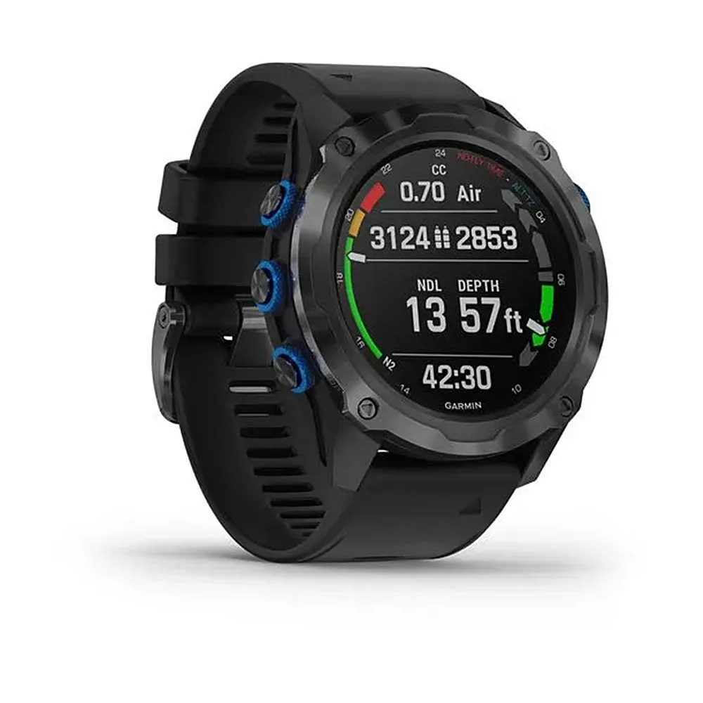 Garmin Descent Mk2i Dive Computer Smartwatch Titanium Carbon Gray DLC with Black Band