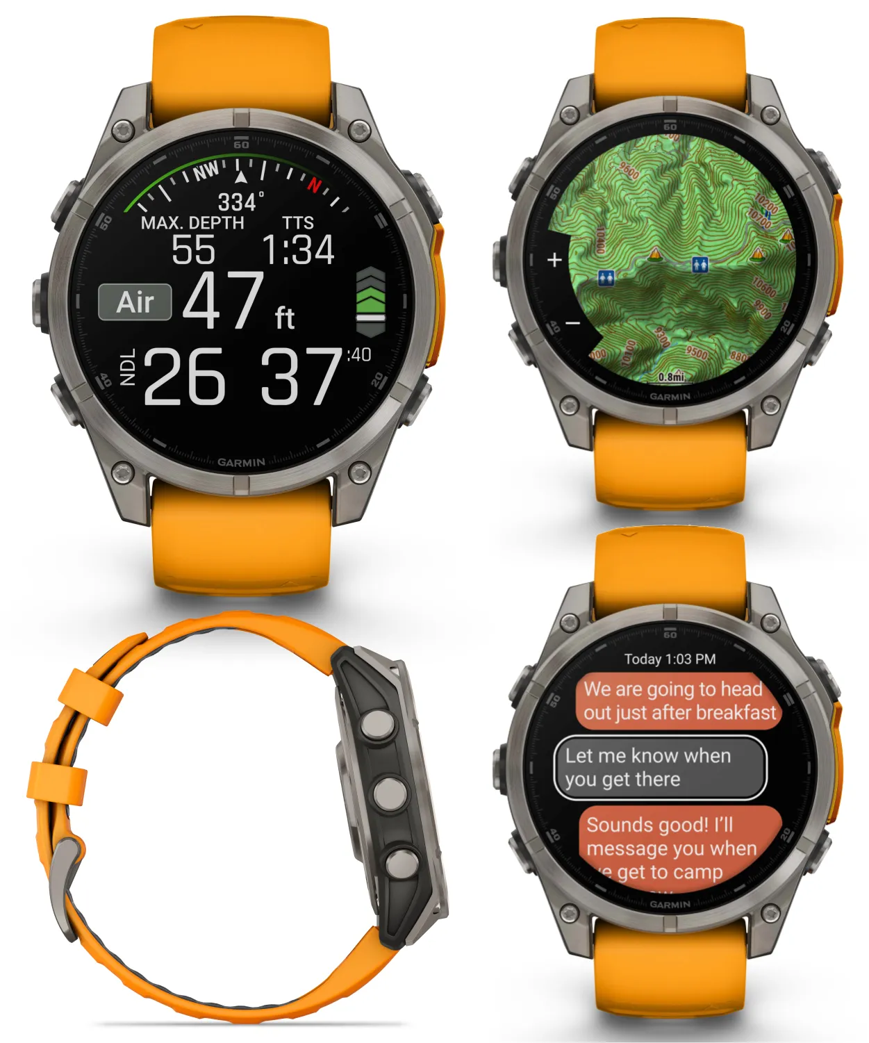 Garmin fenix 8 Multisport GPS Smartwatch, Wearable4U