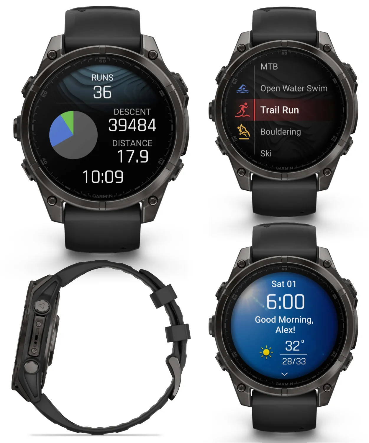 Garmin fenix 8 Multisport GPS Smartwatch, Wearable4U