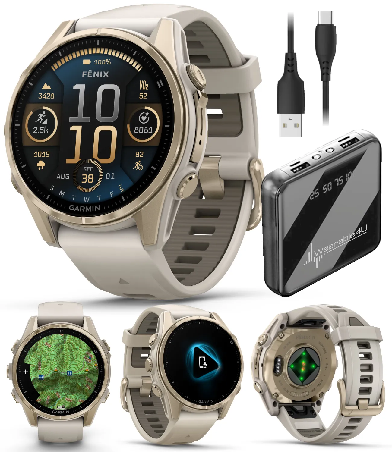 Garmin fenix 8 Multisport GPS Smartwatch, Wearable4U