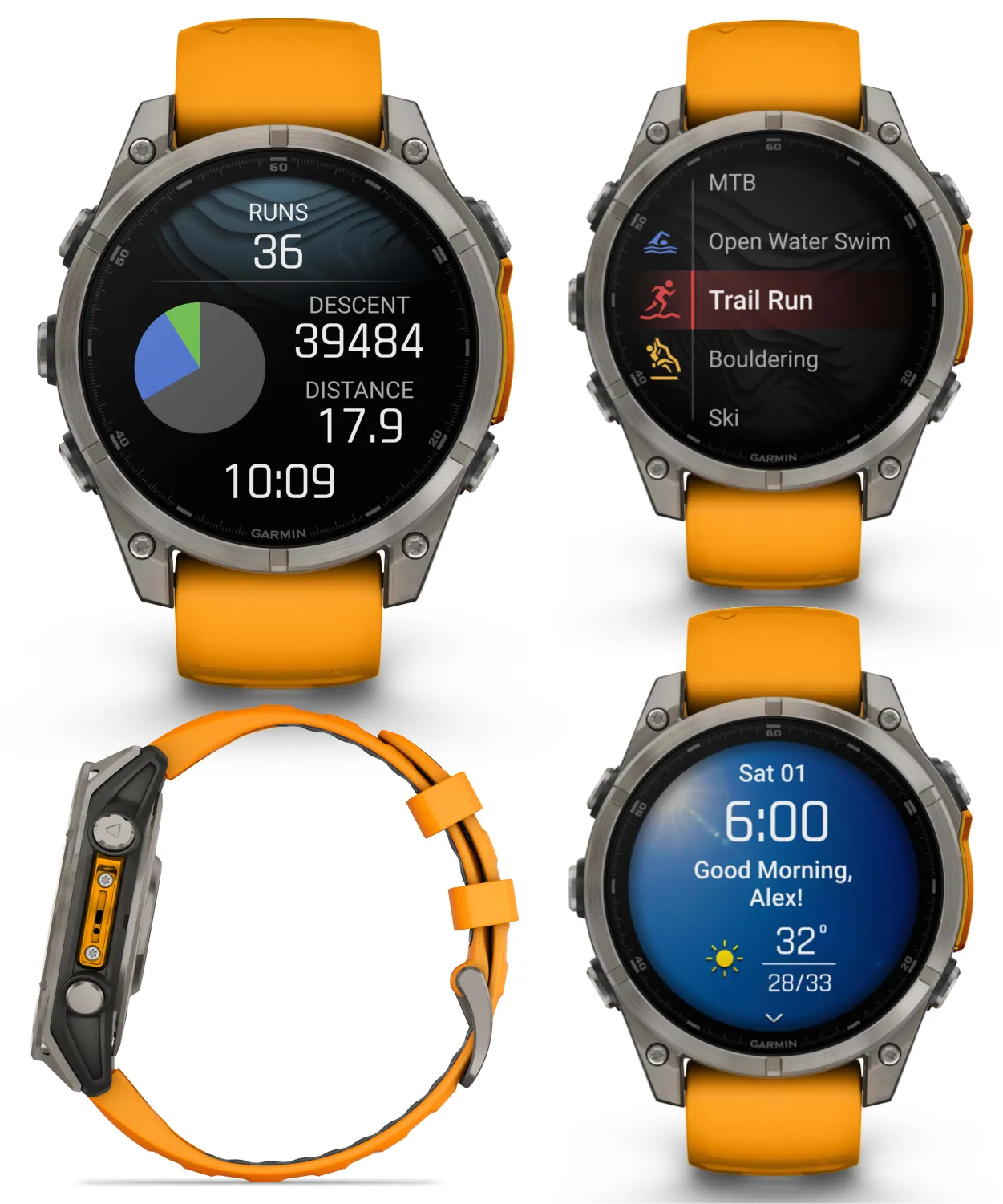 Garmin fenix 8 Multisport GPS Smartwatch, Wearable4U