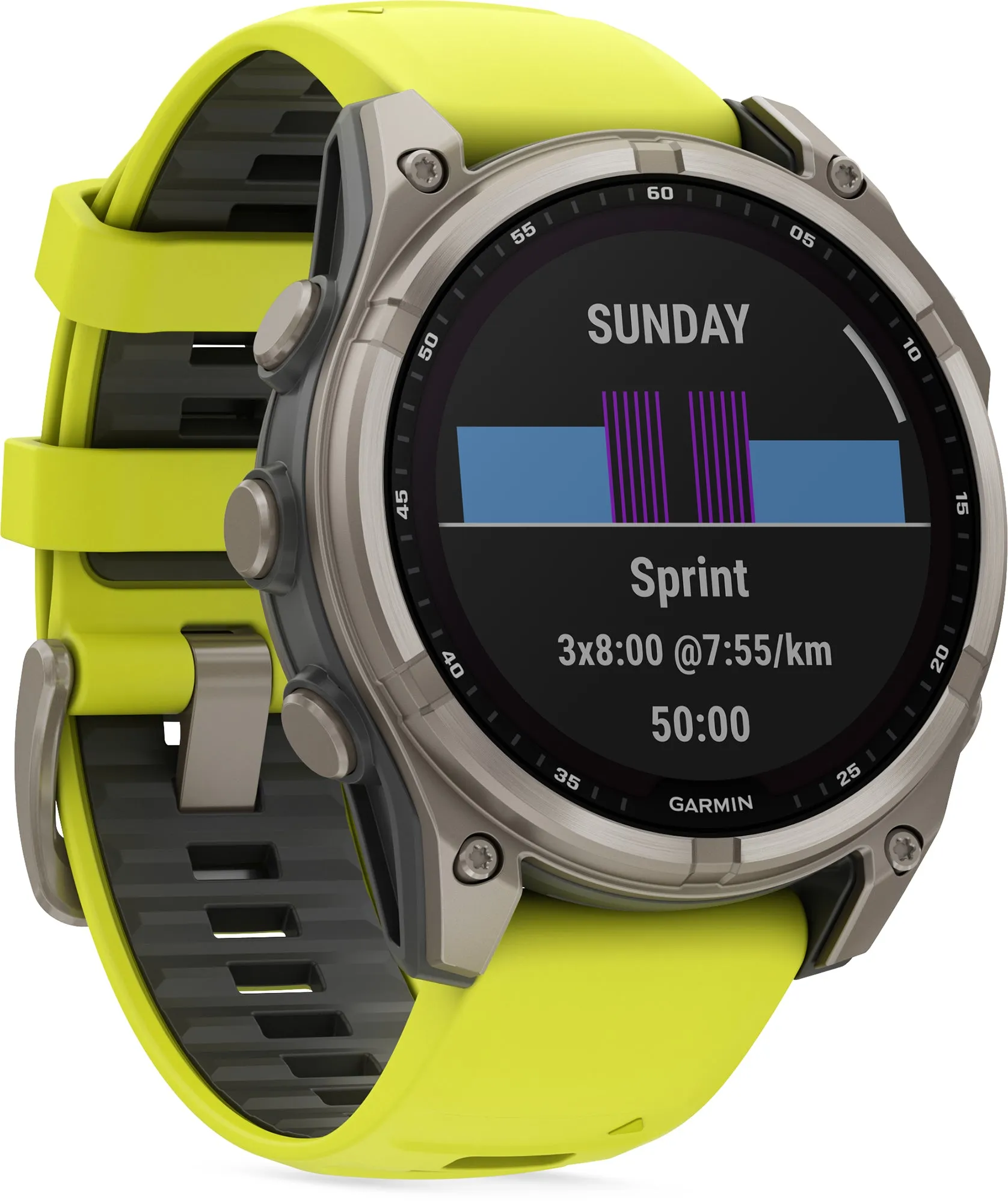 Garmin Fenix 8 Sapphire SOLAR 47mm Multisport Watch - Yellow