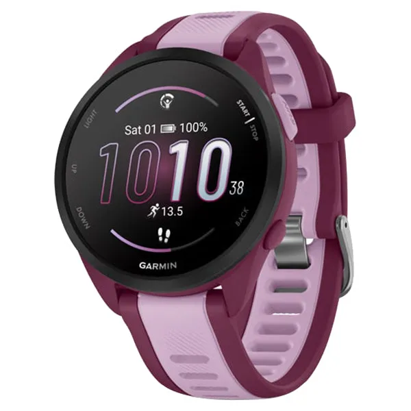 Garmin Forerunner 165 Music Smart Watch - Berry & Lilac | 49-GAR-010-02863-33