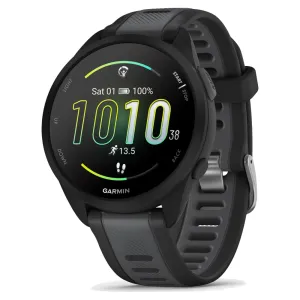 Garmin Forerunner 165 Music Smart Watch - Black & Slate Grey | 49-GAR-010-02863-30