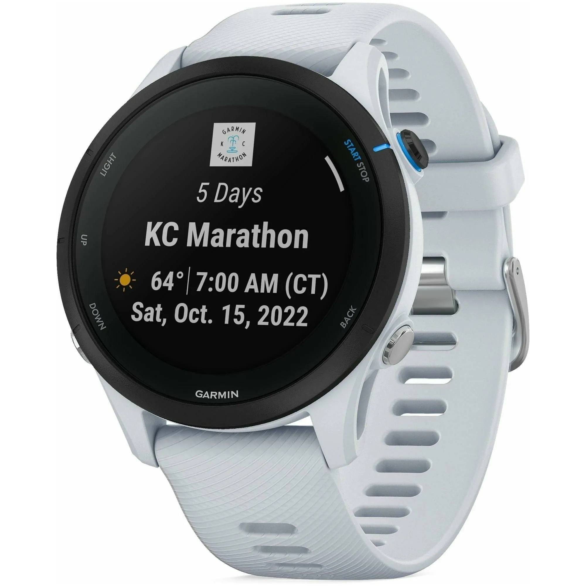 Garmin Forerunner 255 Music HRM With GPS Watch - White