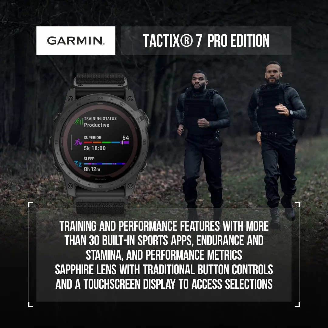 Garmin Tactix 7 Tactical Multisport GPS Smartwatch