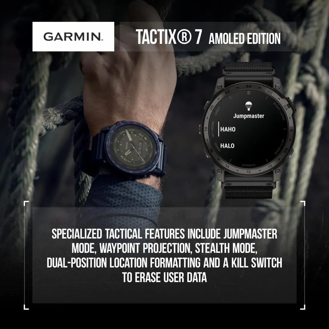 Garmin Tactix 7 Tactical Multisport GPS Smartwatch