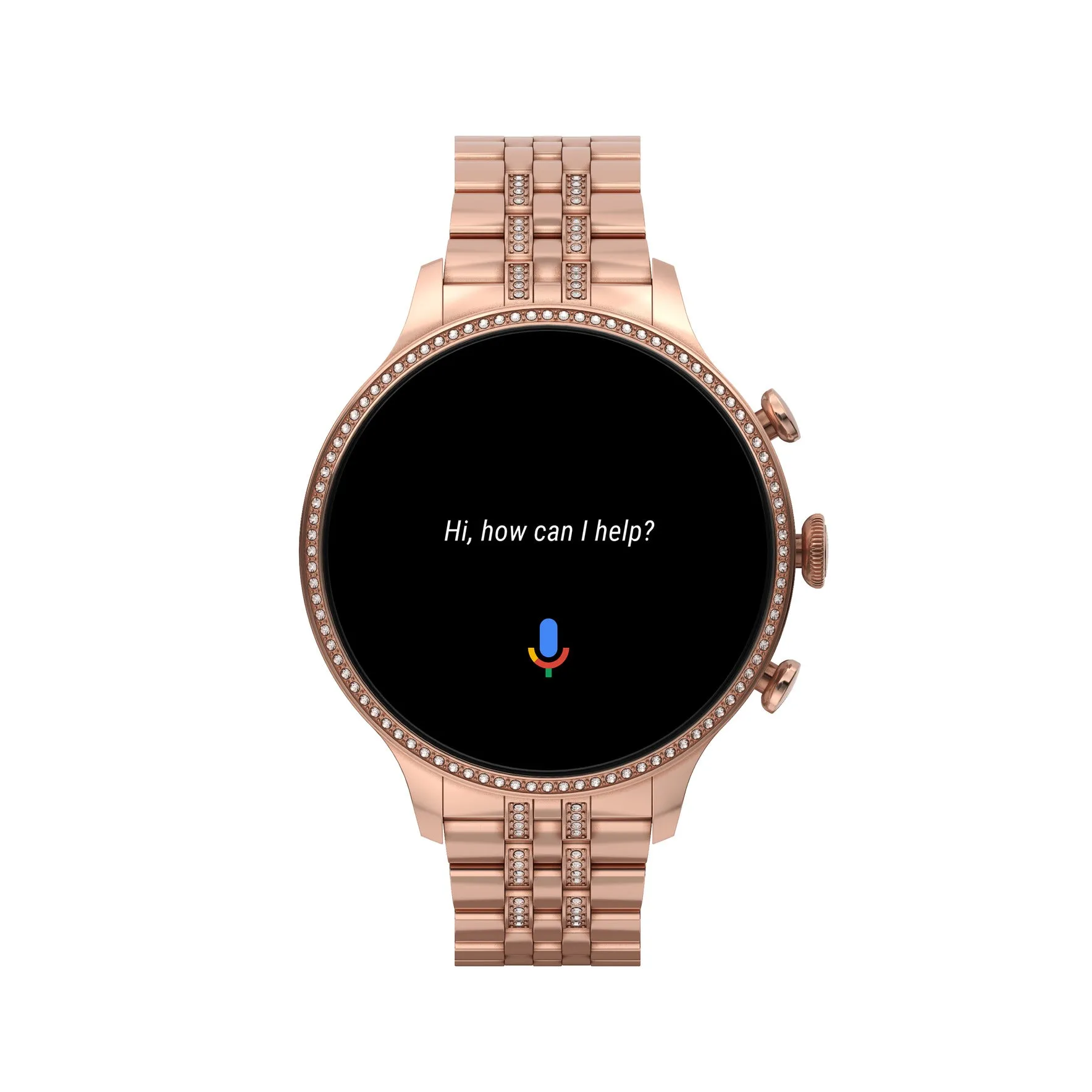 Gen 6 Smartwatch Rose Gold-Tone Stainless Steel FTW6077