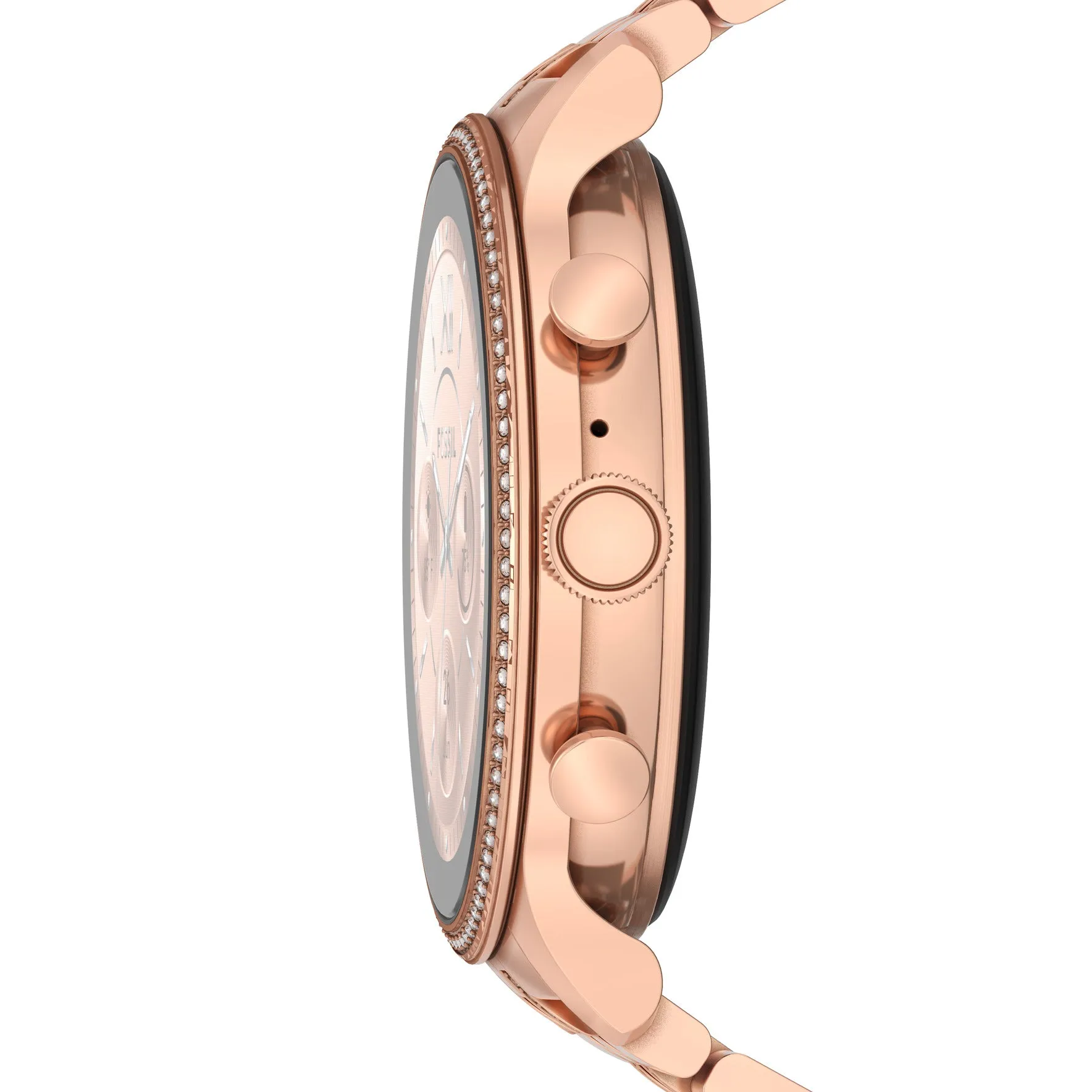 Gen 6 Smartwatch Rose Gold-Tone Stainless Steel FTW6077