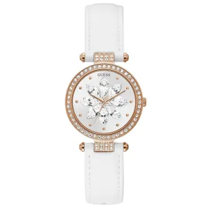 GUESS Analog White Dial Women's Watch-GW0382L3