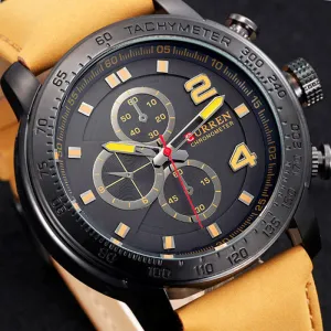 Hot Sale Casual Curren 8190 Fashion Watch Military Sport Men's Watches Luxury brand Quartz Wristwatches