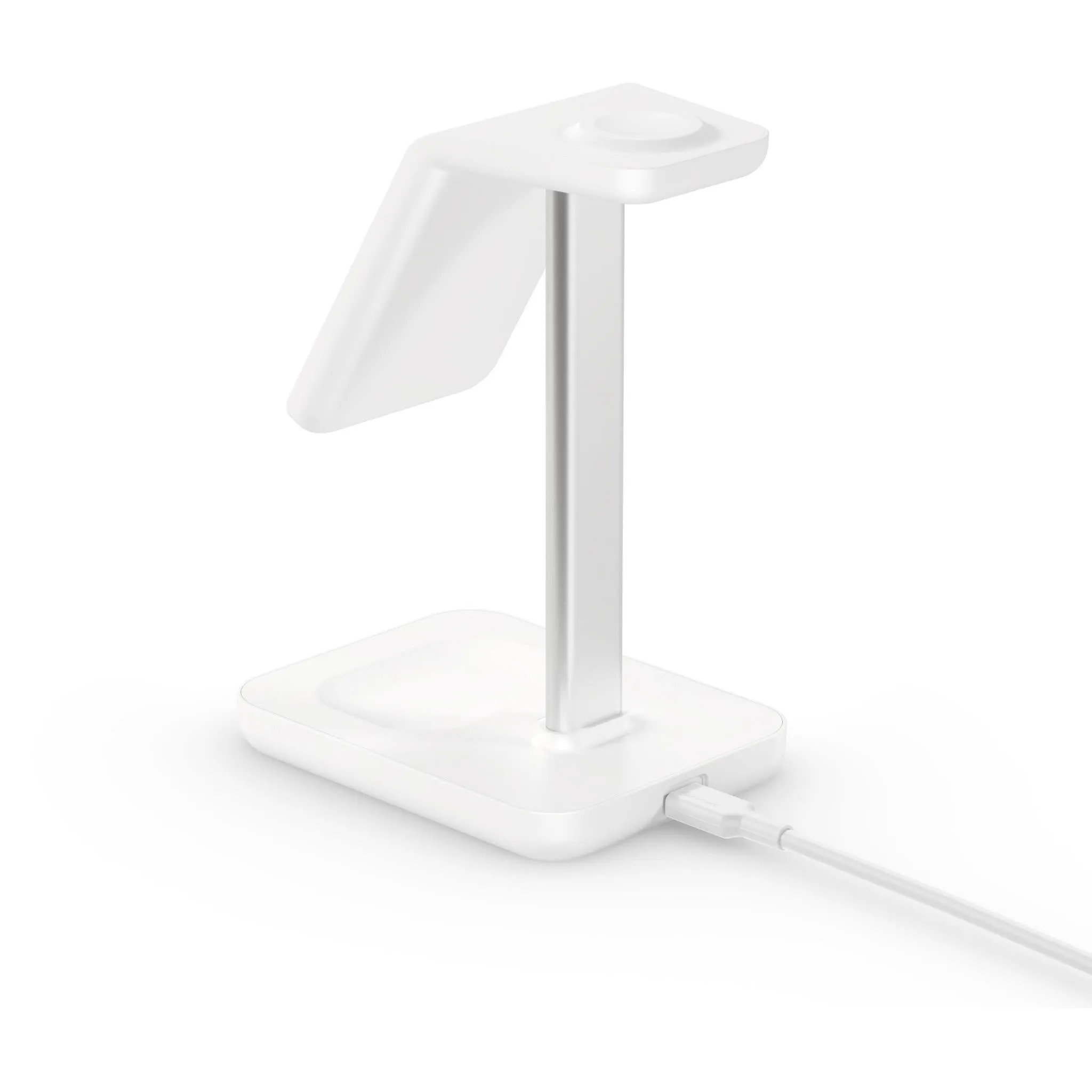 Journey MagSafe Compatible 3-in-1 Wireless Charging Stand Bundle (White)