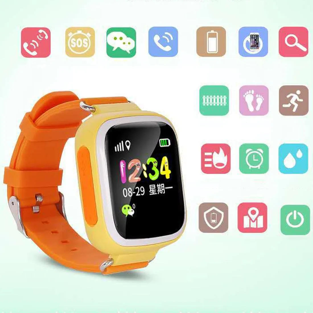 Keep your Kids Safe!!!!!  - Q20 Kids Smartwatch and Child Tracker with SOS Function