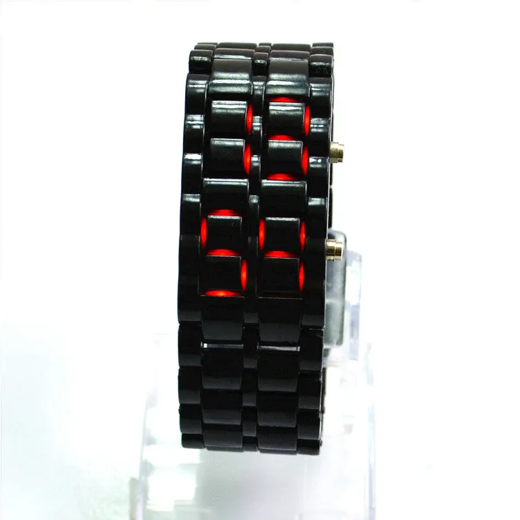 LED Digital Lava Plastic Sport Men Women Unisex Wrist Day Date Watch