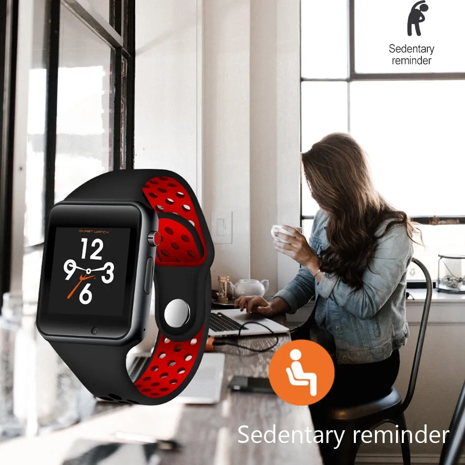 Lige Bluetooth Smart Watch with Pedometer and Camera for IPhone & Android